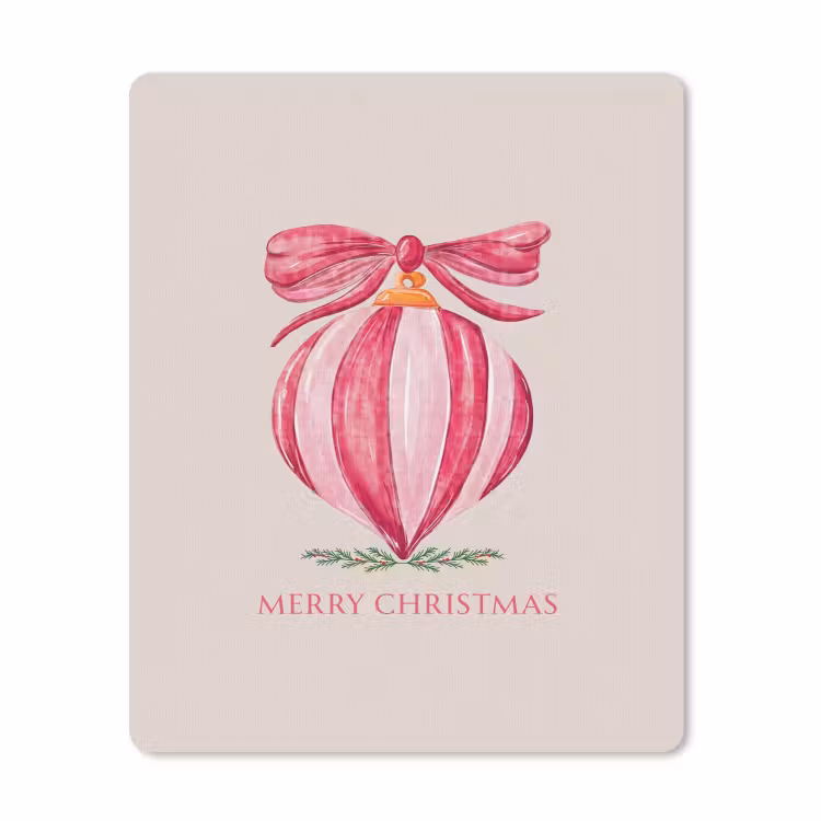Mauspad - Weihnachten – Weihnachtskugel – Text — 1