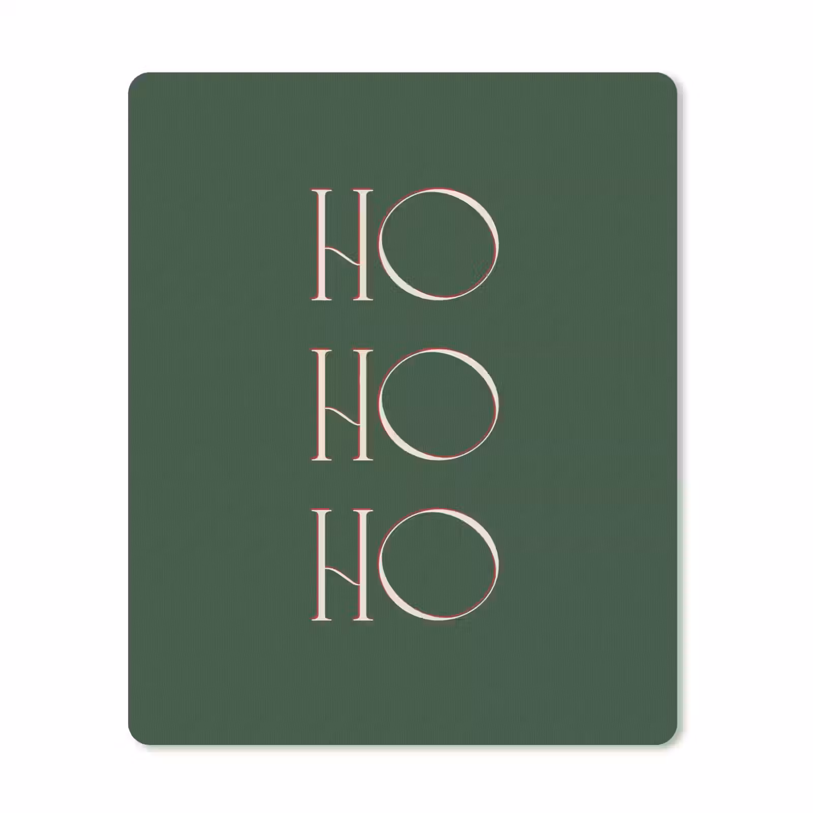 Mauspad - Text – Weihnachten – Modern – Grün — 1