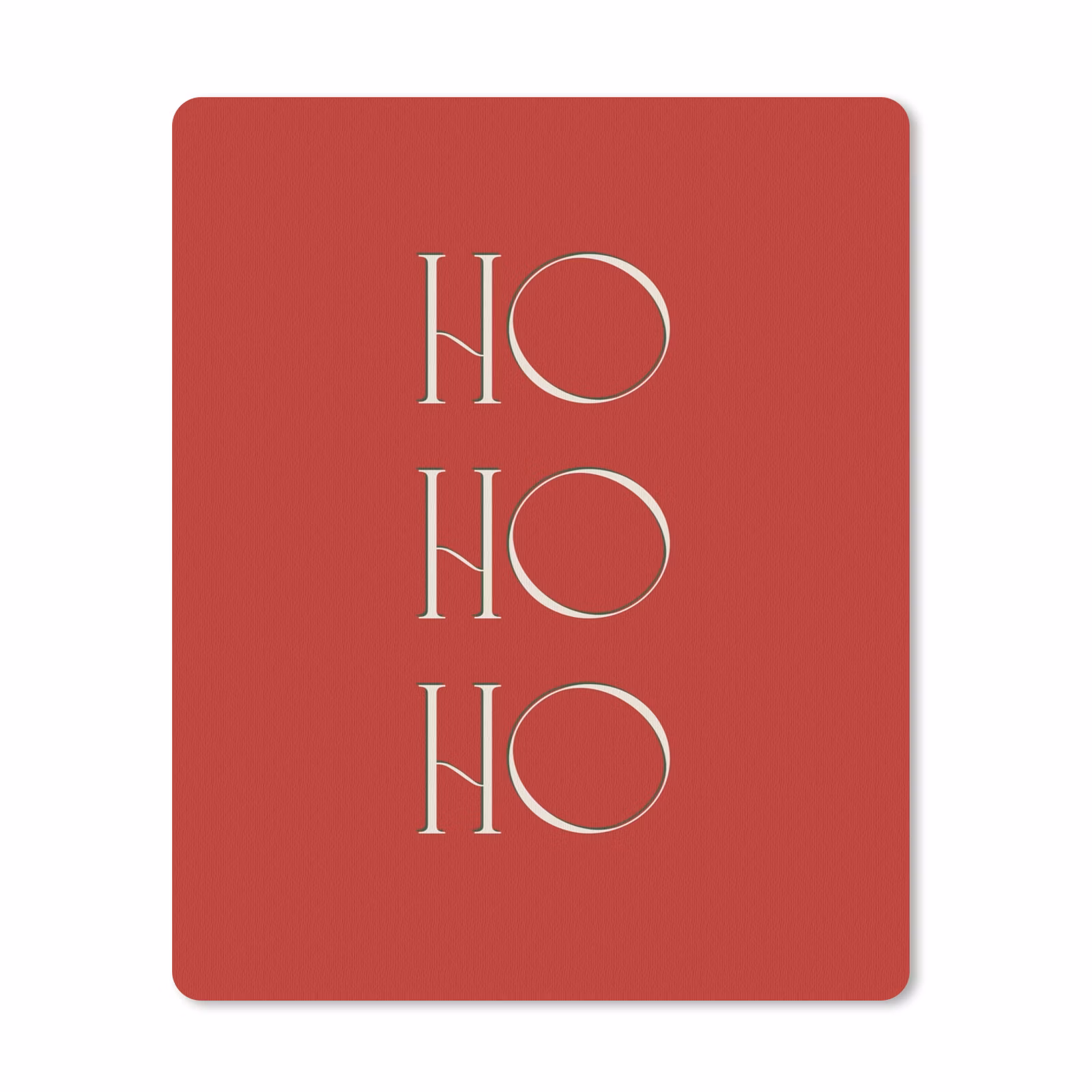 Mauspad - Text – Weihnachten – Modern – Rot — 1