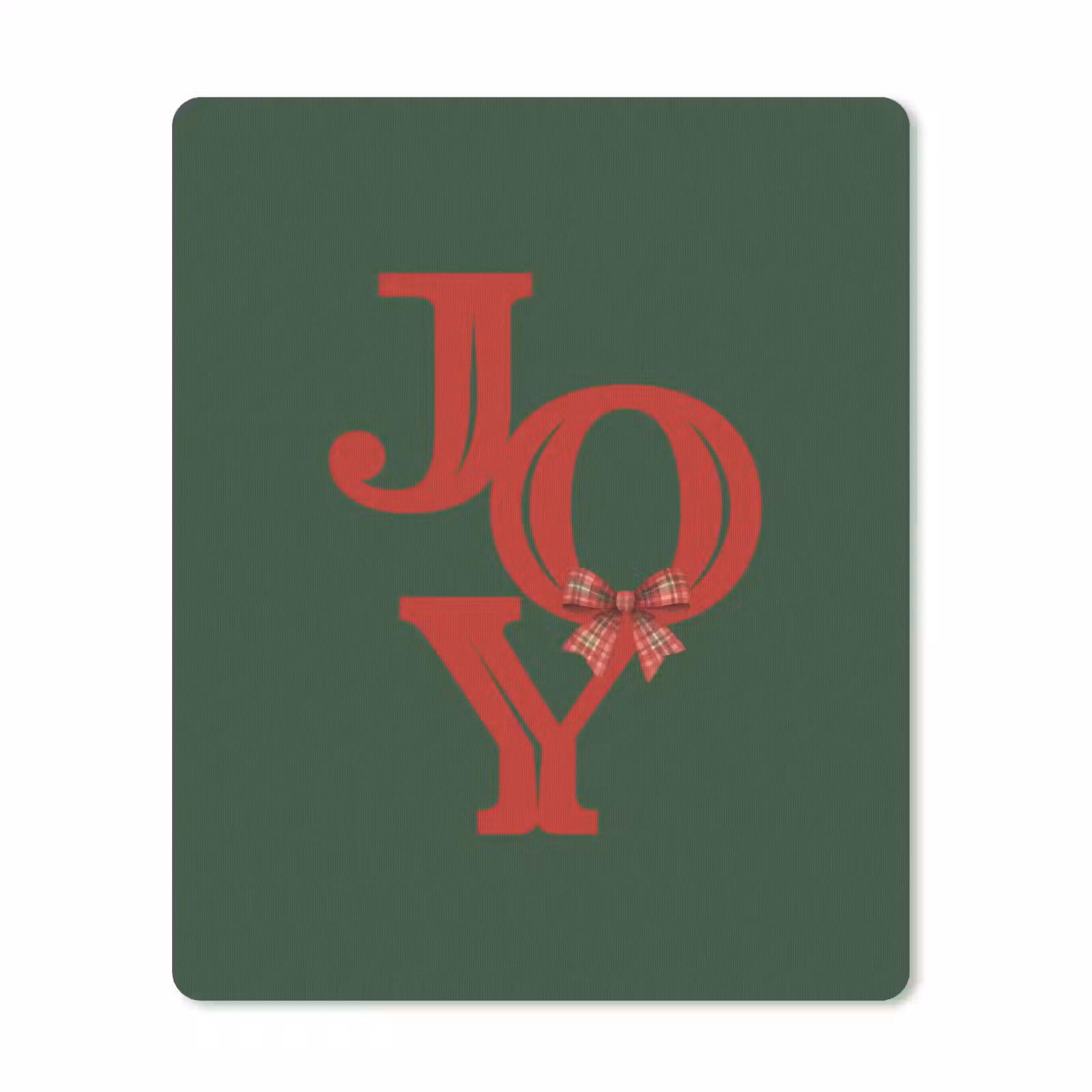 Mauspad - Text – Weihnachten – Rot — 1