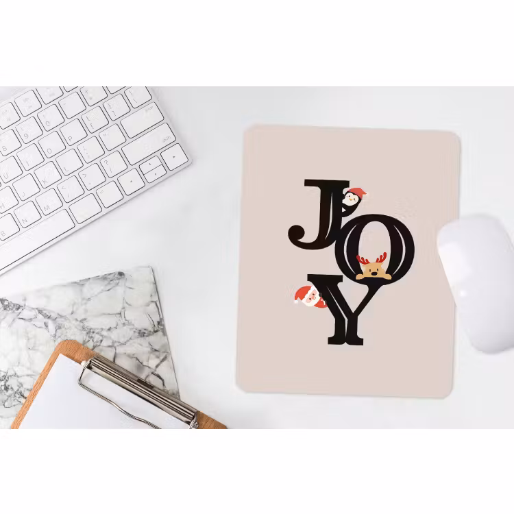 Mauspad - Joy – Animation – Schwarz – Weihnachten — 4
