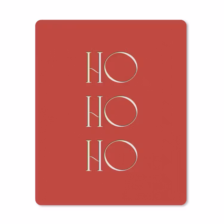 Mauspad - Text – Weihnachten – Modern – Rot — 1