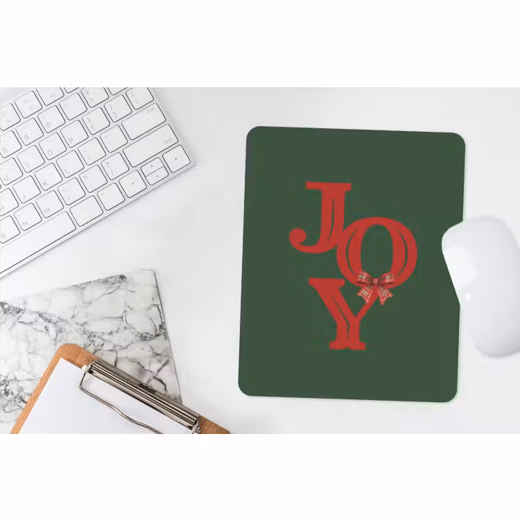 Mauspad - Text – Weihnachten – Rot — 4