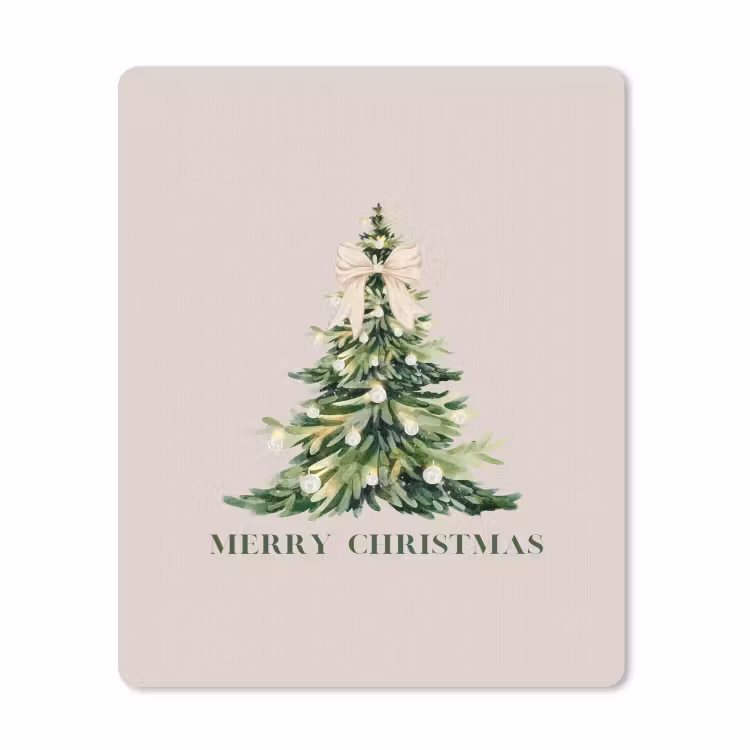 Mauspad - Weihnachten – Weihnachtsbaum – Text — 1