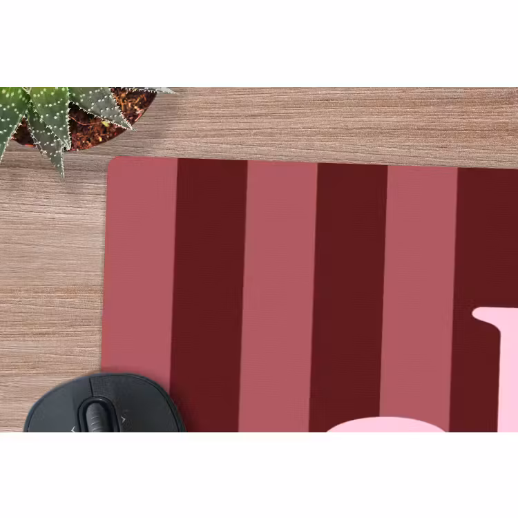 Mauspad - Joy – Weihnachten – Text – Rosa — 5
