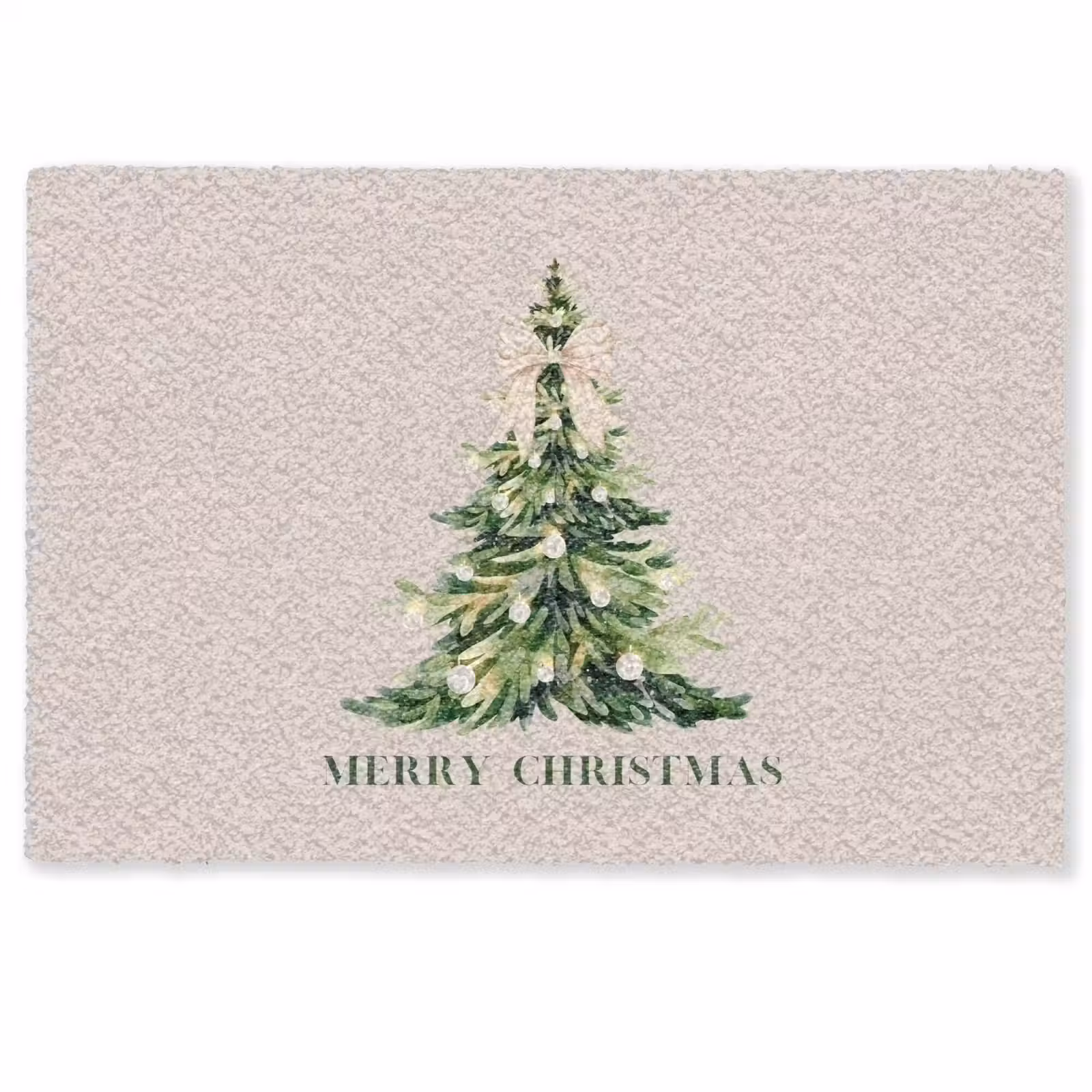 Fußmatte - Weihnachten – Weihnachtsbaum – Text — 1