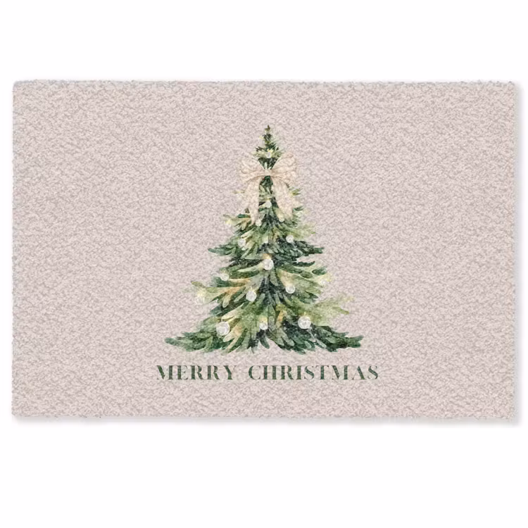 Fußmatte - Weihnachten – Weihnachtsbaum – Text — 1