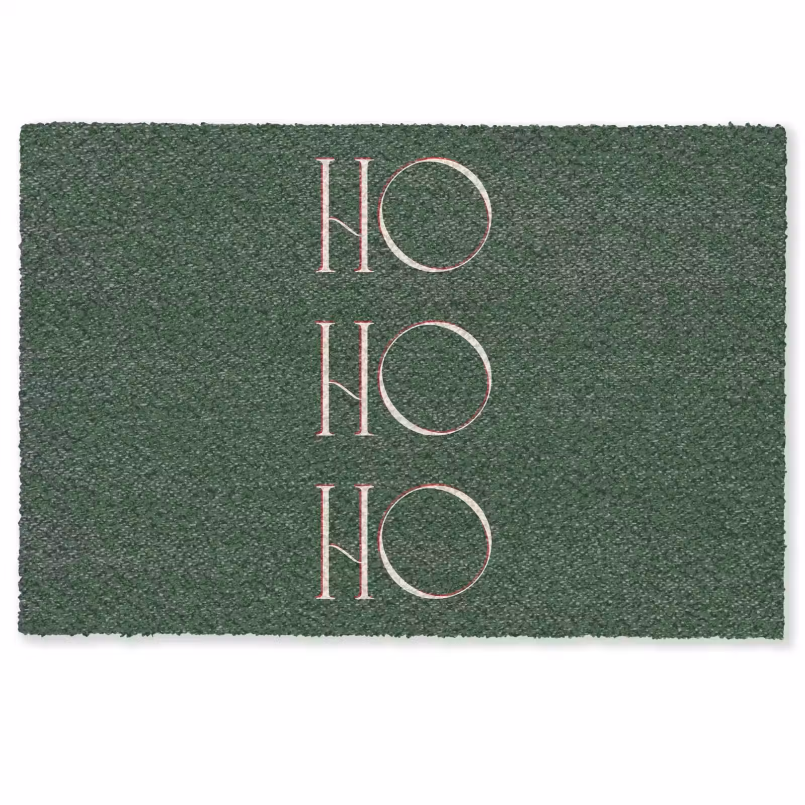 Fußmatte - Text – Weihnachten – Modern – Grün — 1