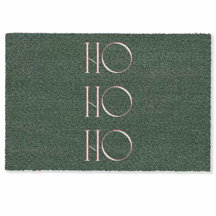 Fußmatte - Text – Weihnachten – Modern – Grün — 1
