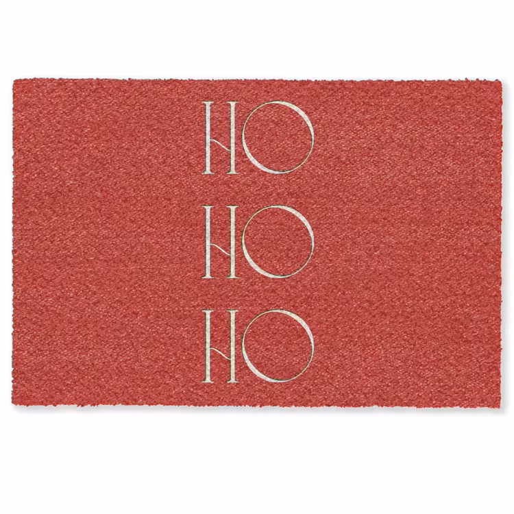 Fußmatte - Text – Weihnachten – Modern – Rot — 1