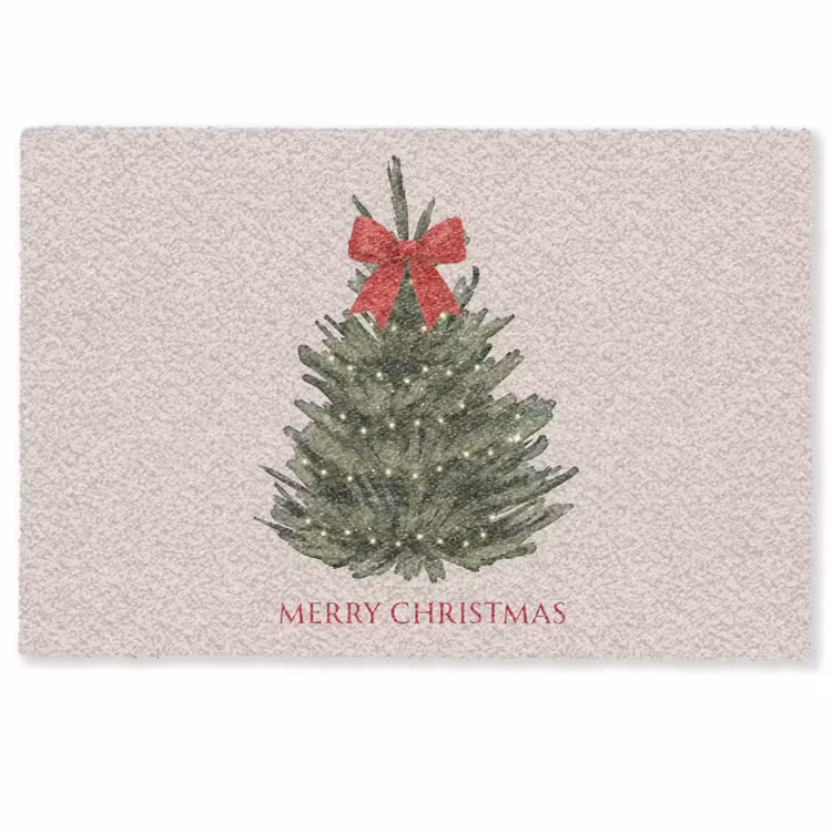 Fußmatte - Text – Weihnachten – Weihnachtsbaum — 1