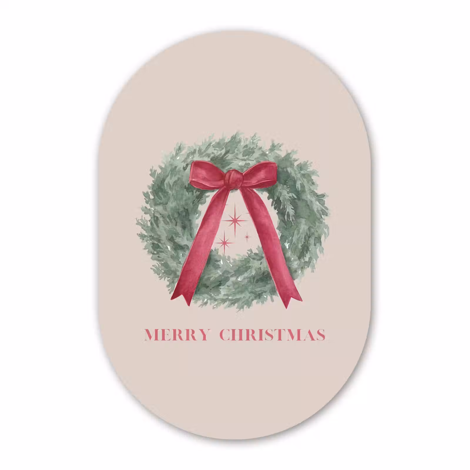 Forexbild Oval - Winter – Weihnachten – Text — 1
