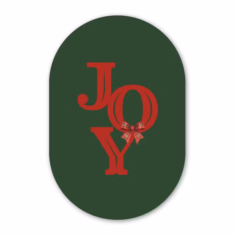 Forexbild Oval - Text – Weihnachten – Rot — 1