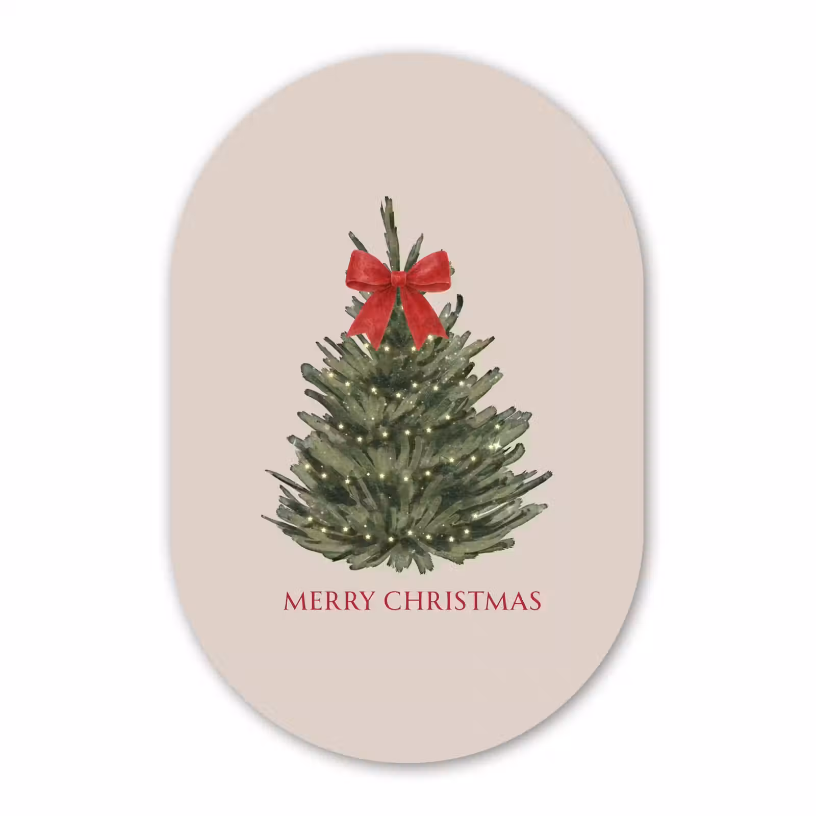 Forexbild Oval - Text – Weihnachten – Weihnachtsbaum — 1