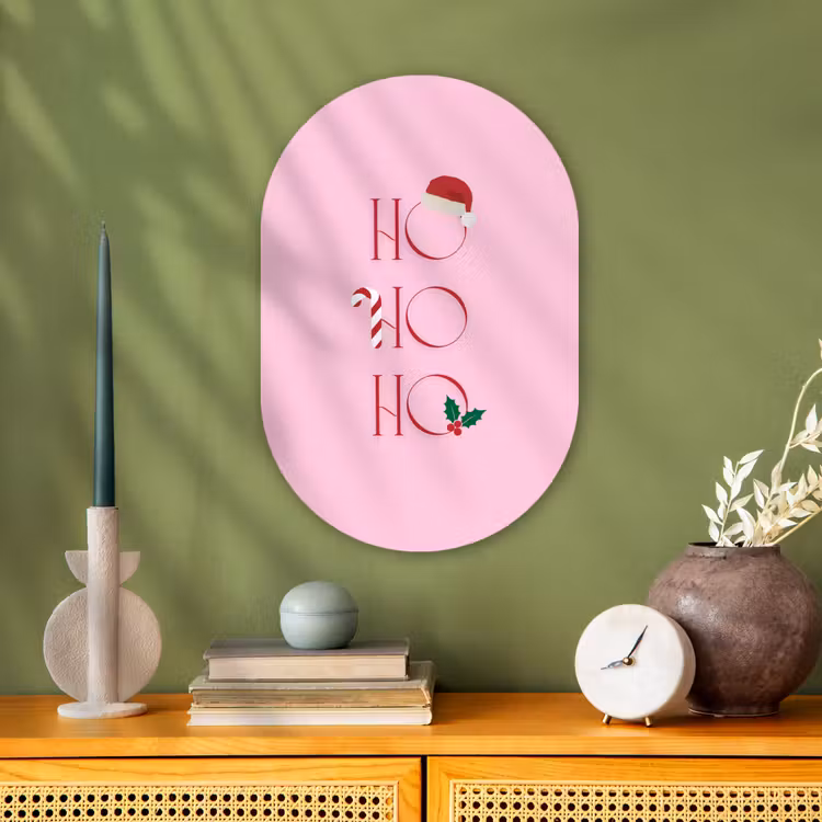 Forexbild Oval - Weihnachten – Text – Rosa – Illustration — 3