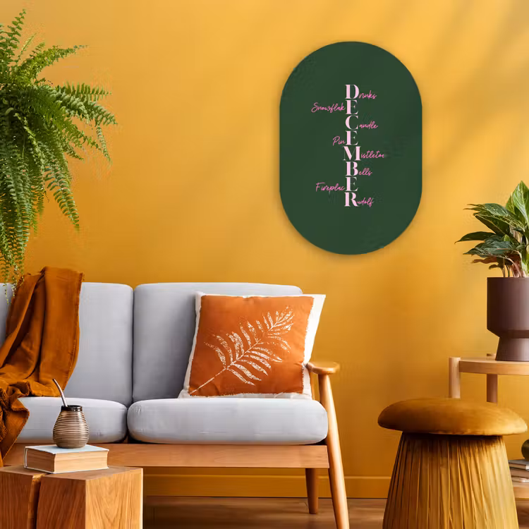 Forexbild Oval - Dezember – Text – Weihnachten – Grün — 2