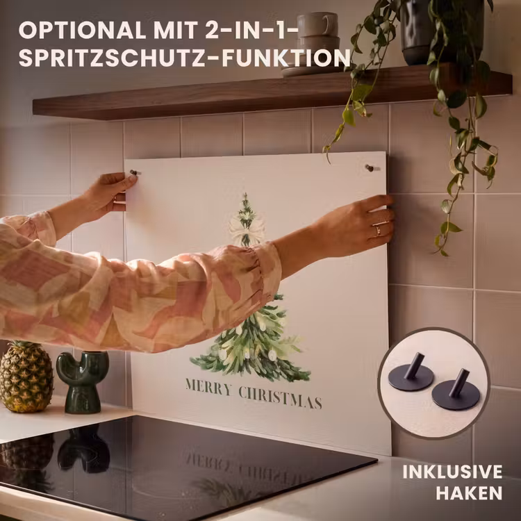 Herdabdeckplatte - Weihnachten – Weihnachtsbaum – Text — 10
