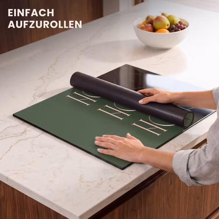 Herdabdeckplatte - Text – Weihnachten – Modern – Grün — 7
