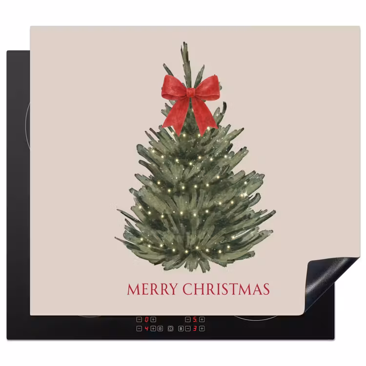Herdabdeckplatte - Text – Weihnachten – Weihnachtsbaum — 1