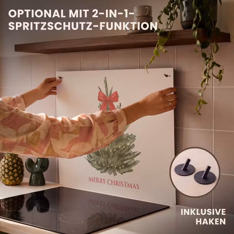 Herdabdeckplatte - Text – Weihnachten – Weihnachtsbaum — 10