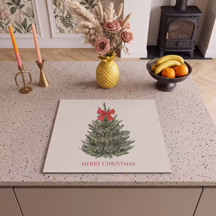 Herdabdeckplatte - Text – Weihnachten – Weihnachtsbaum — 2