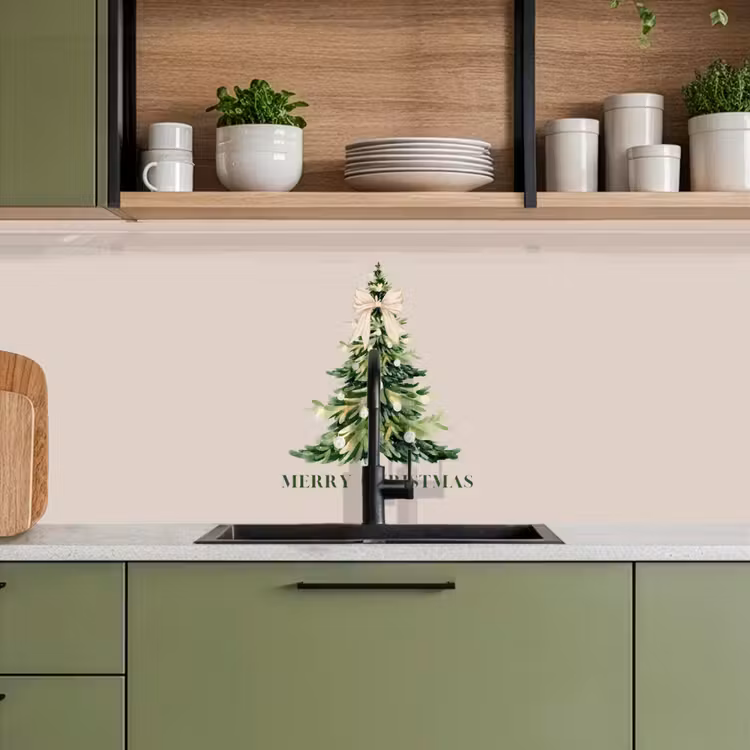 Küchenrückwand - Weihnachten – Weihnachtsbaum – Text — 8