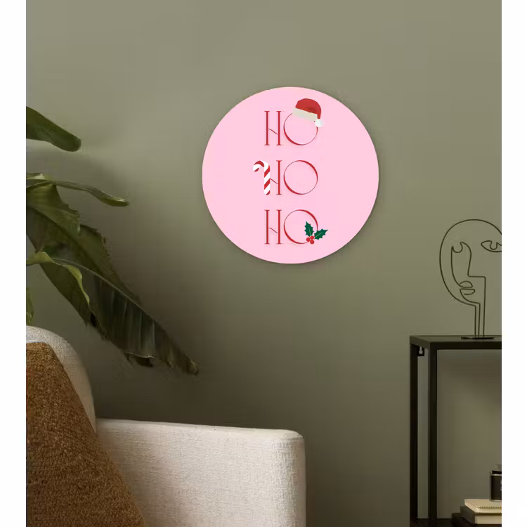 Forexbild Rund - Weihnachten – Text – Rosa – Illustration — 3