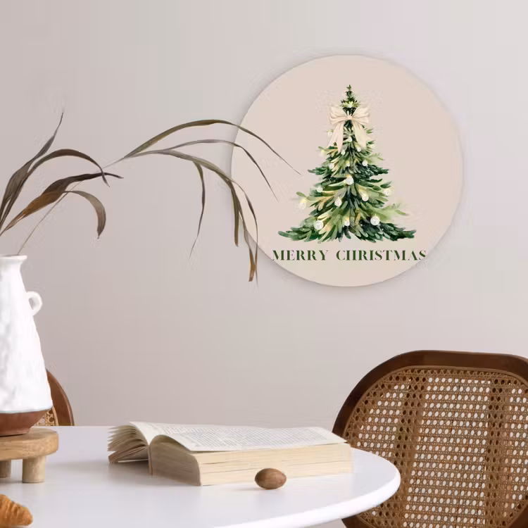 Forexbild Rund - Weihnachten – Weihnachtsbaum – Text — 4