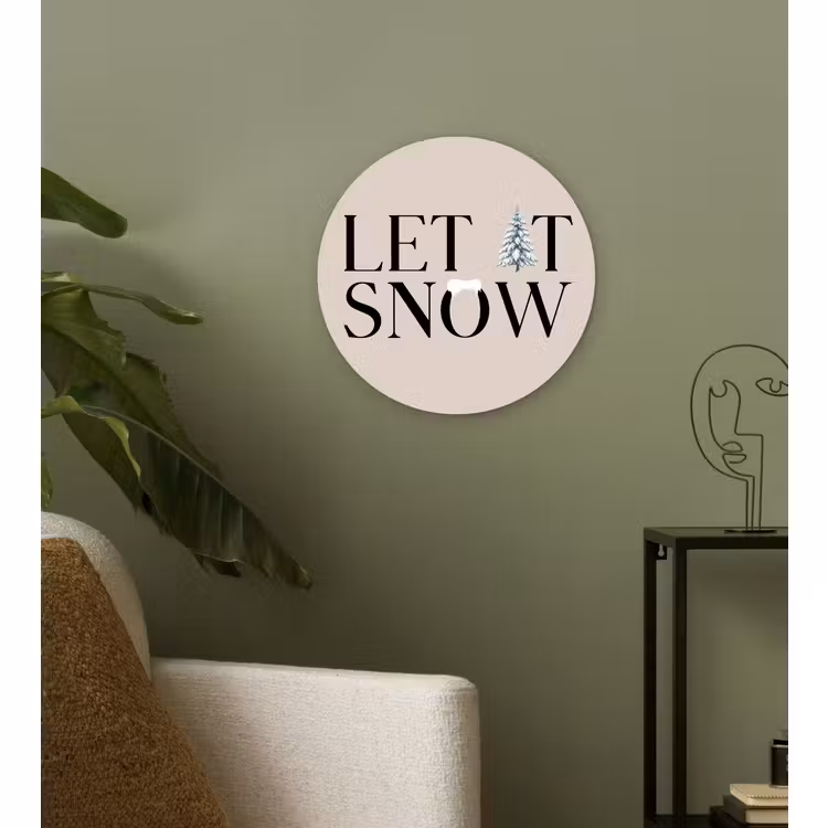 Forexbild Rund - Text – Weihnachten – Schnee — 3