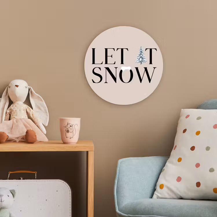 Forexbild Rund - Text – Weihnachten – Schnee — 5