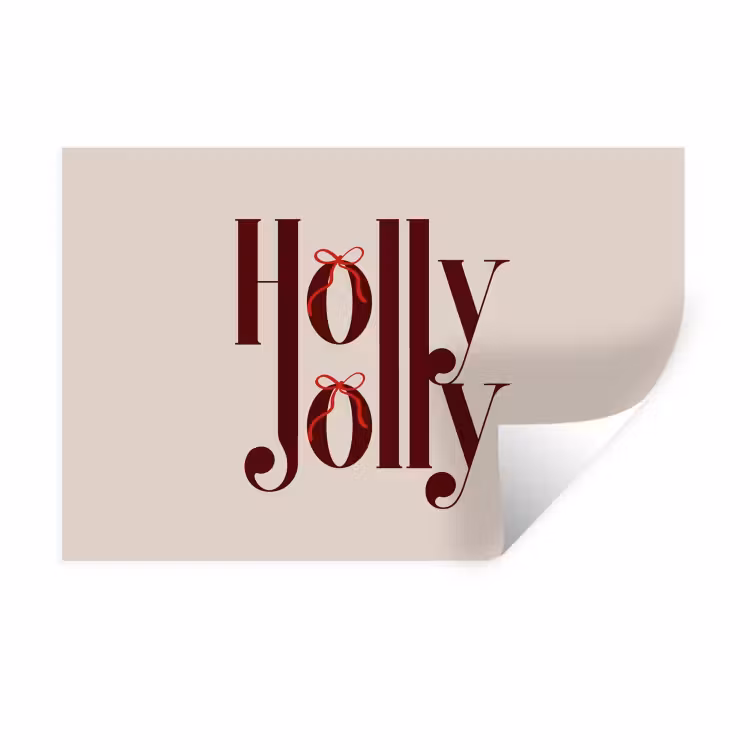 Wandtattoo – Text – Weihnachten – Braun — 1