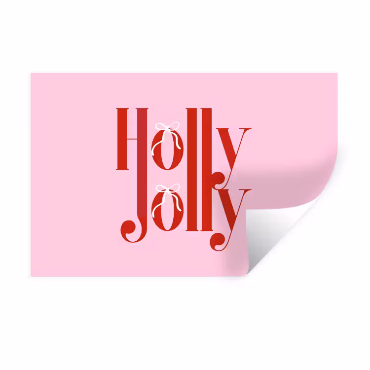 Wandtattoo – Weihnachten – Text – Rot – Rosa — 1
