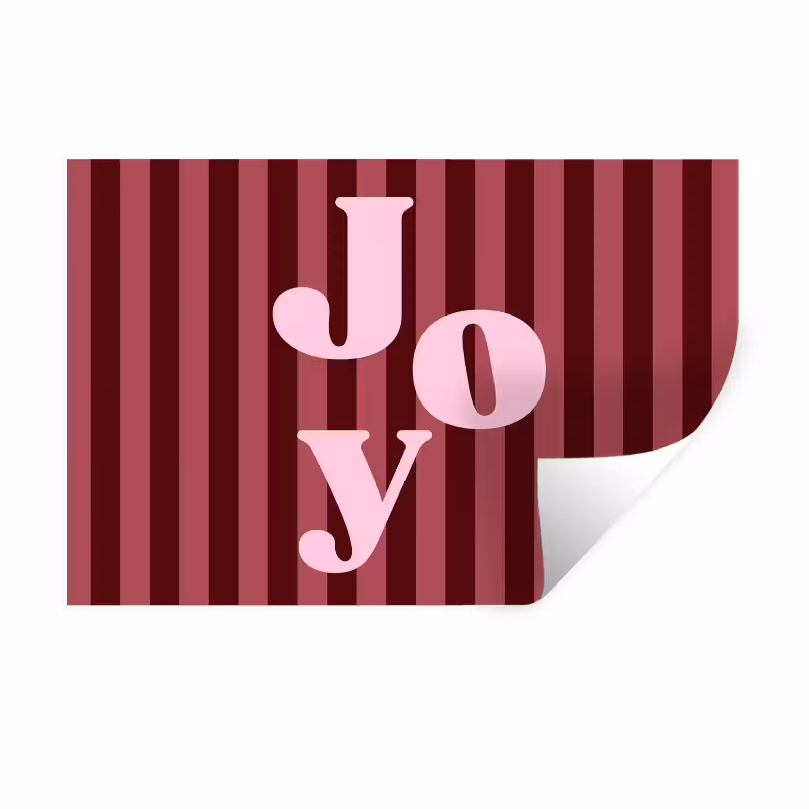 Wandtattoo – Joy – Weihnachten – Text – Rosa — 1