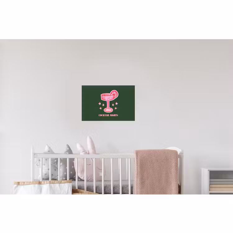 Wandtattoo – Cocktail – Weihnachten – Rosa – Grün — 5