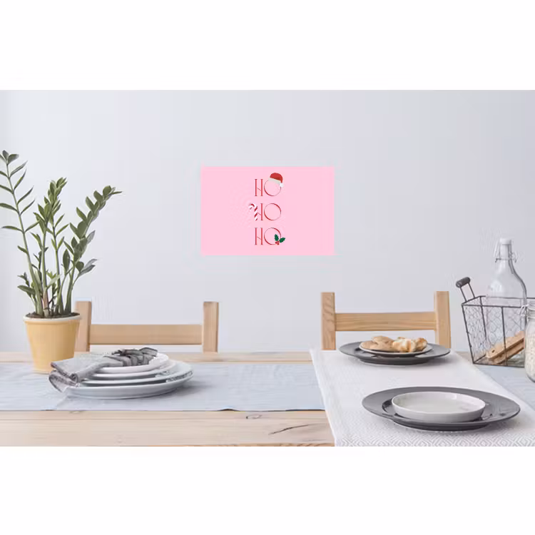 Wandtattoo – Weihnachten – Text – Rosa – Illustration — 4