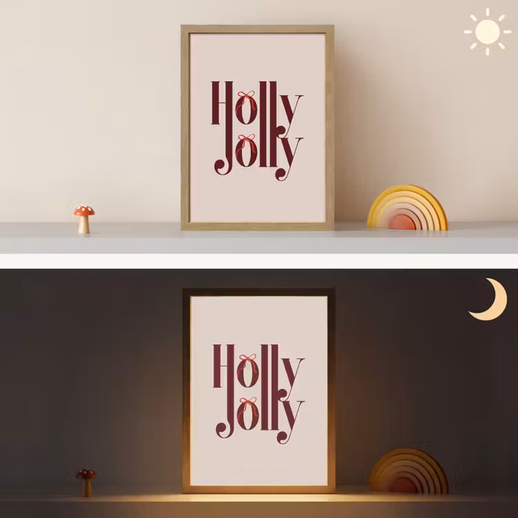 Nachtlicht Kinder - Text – Weihnachten – Braun — 6