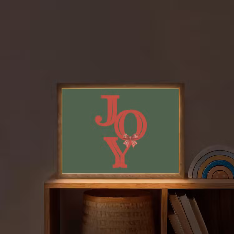 Nachtlicht Kinder - Text – Weihnachten – Rot — 2