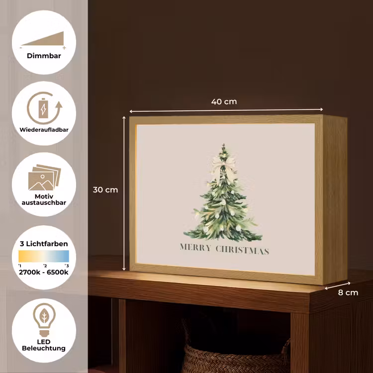 Nachtlicht Kinder - Weihnachten – Weihnachtsbaum – Text — 10