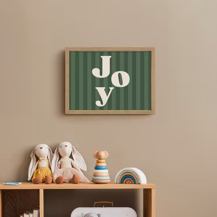Nachtlicht Kinder - Joy – Weihnachten – Text – Grün — 3
