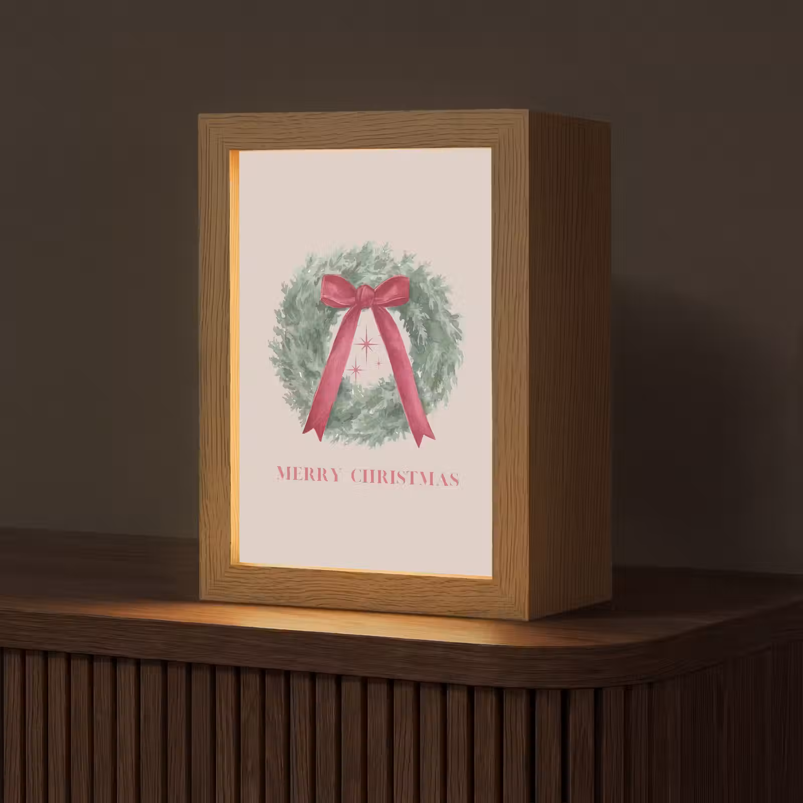 Personalisierte Lightbox - Winter – Weihnachten – Text — 1