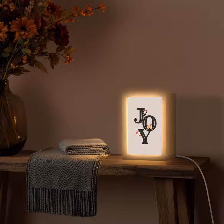 Personalisierte Lightbox - Joy – Animation – Schwarz – Weihnachten — 3