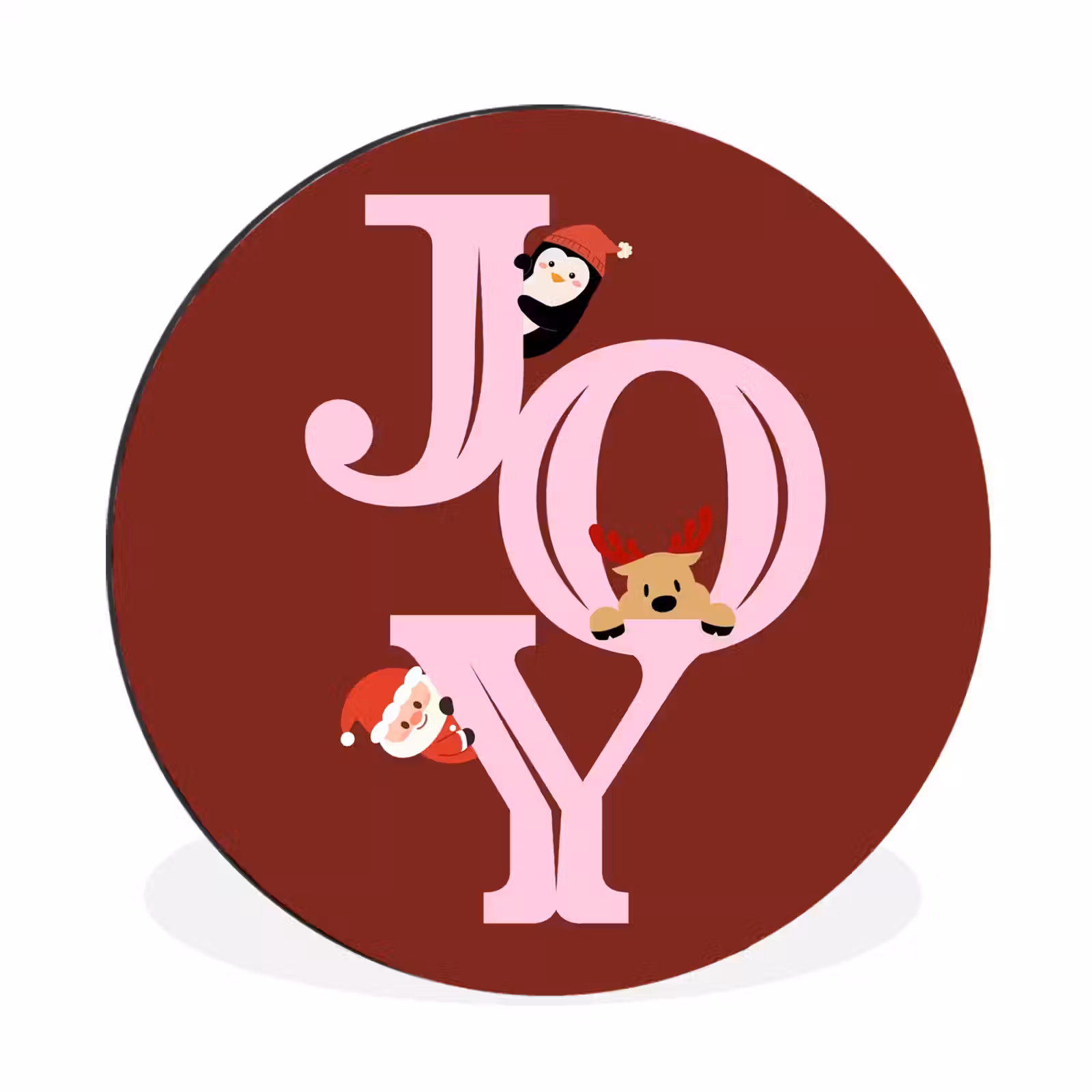 Freude – Weihnachten – Animation – Rot – Rosa — 1