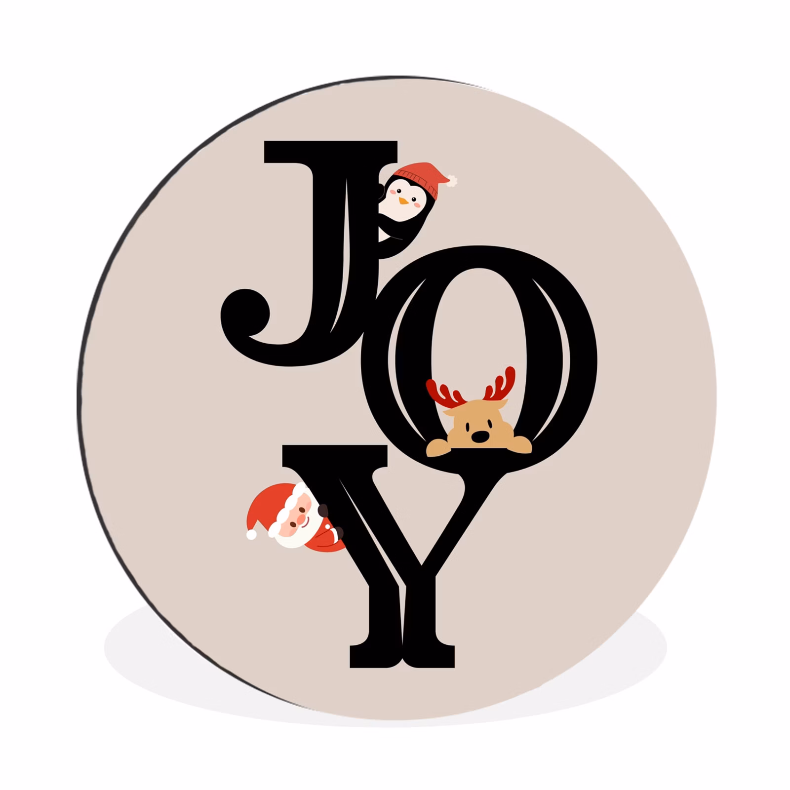 Joy – Animation – Schwarz – Weihnachten — 1