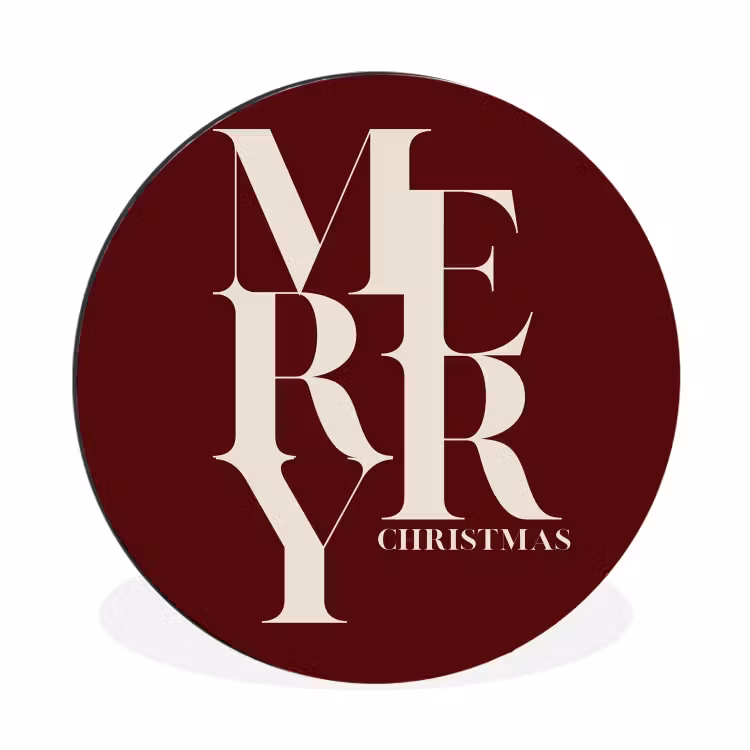 Merry – Text – Dunkel – Rot — 1