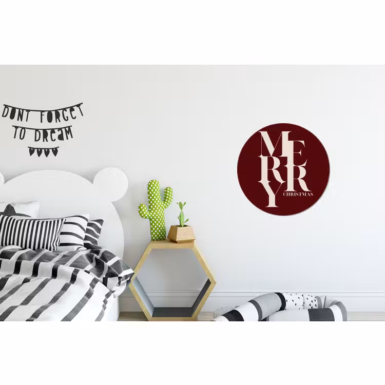 Merry – Text – Dunkel – Rot — 4