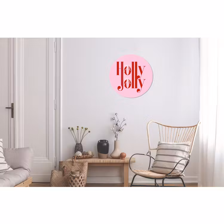 Weihnachten – Text – Rot – Rosa — 2