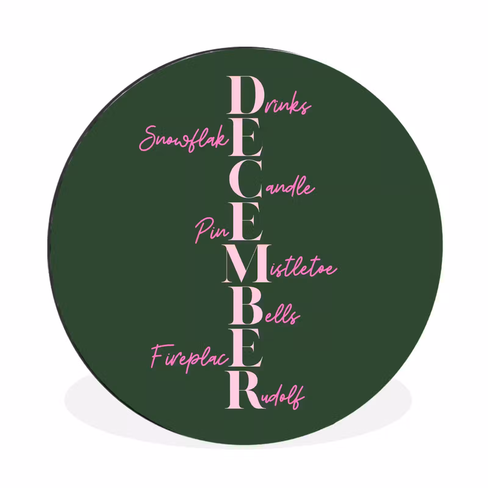 Dezember – Text – Weihnachten – Grün — 1