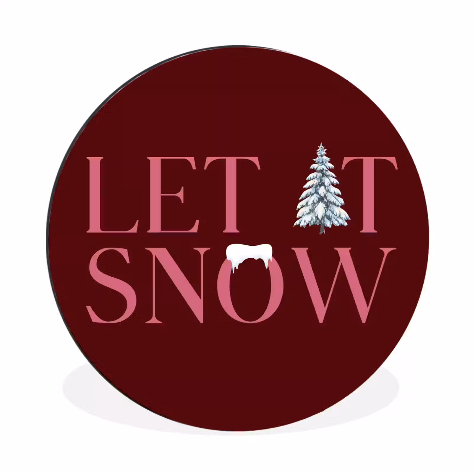 Text – Weihnachten – Schnee – Rosa — 1