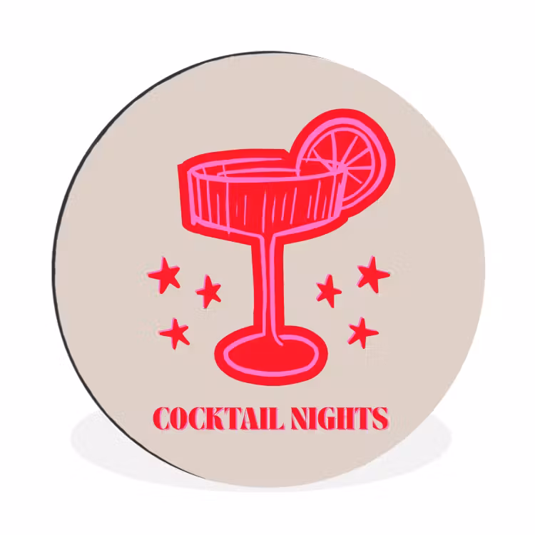 Cocktail – Weihnachten – Beige – Rosa — 1