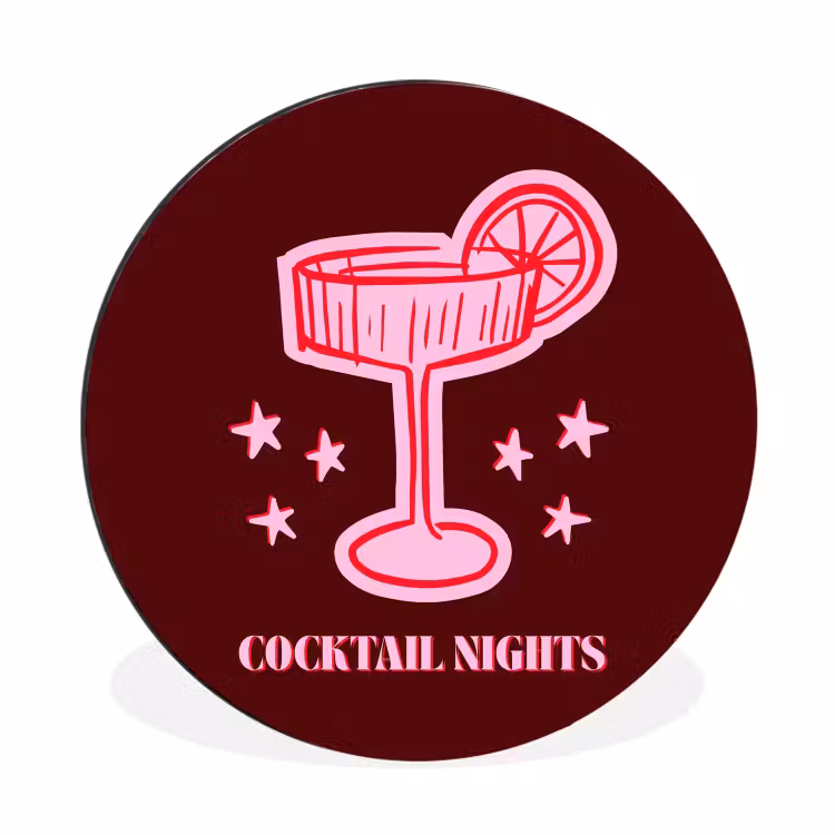 Cocktail – Weihnachten – Burgunderrot – Rosa — 1